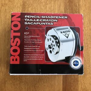 NEW Boston X-Acto KS Wall Mount Adjustable Manual Pencil Sharpener Open Box
